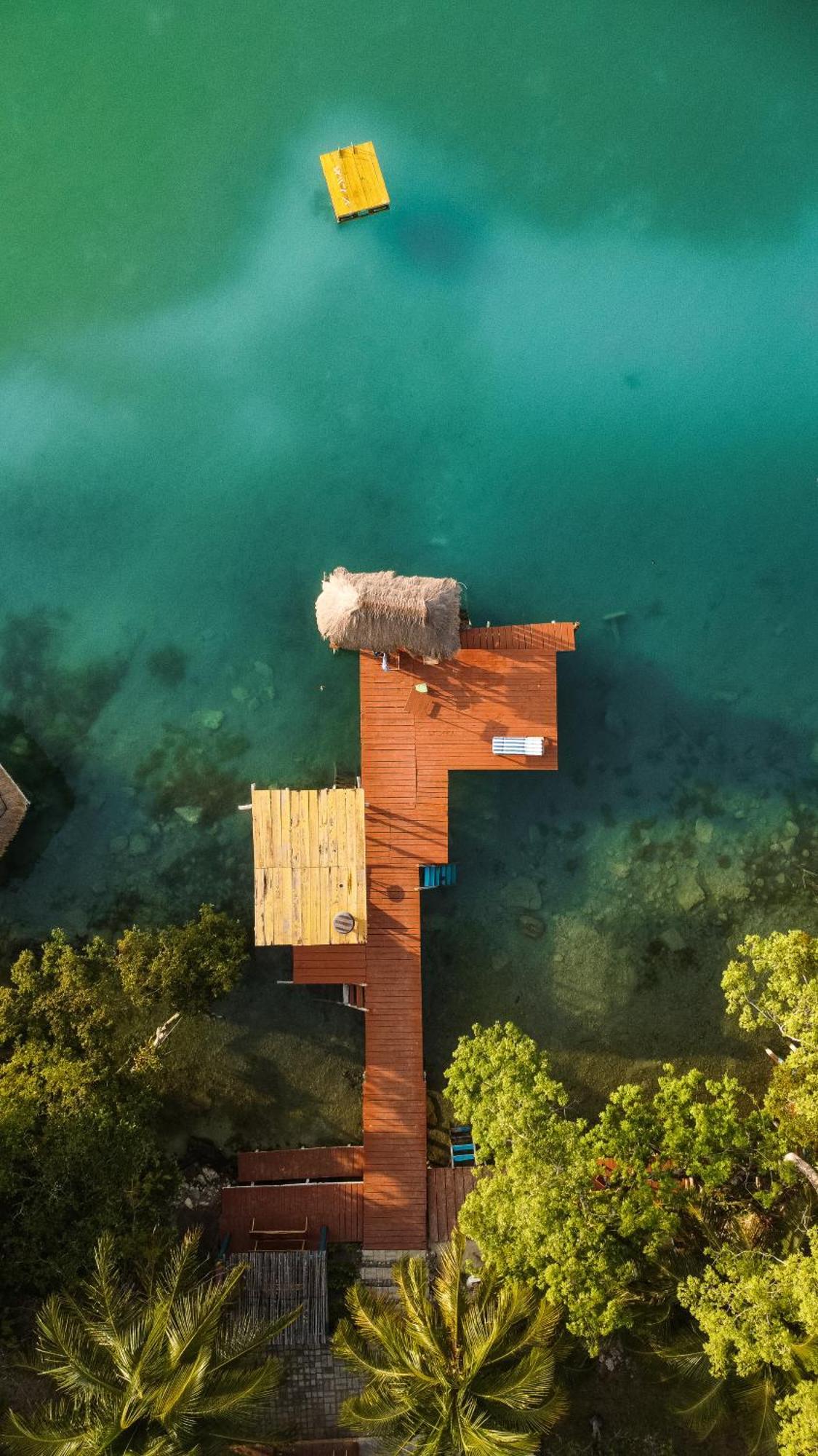 B 7 Blue Bacalar Apartment Bagian luar foto