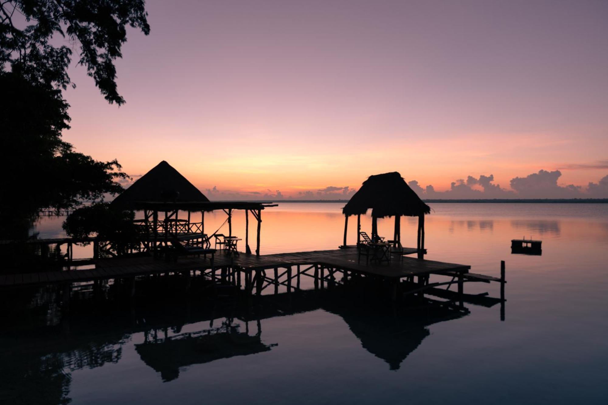 B 7 Blue Bacalar Apartment Bagian luar foto