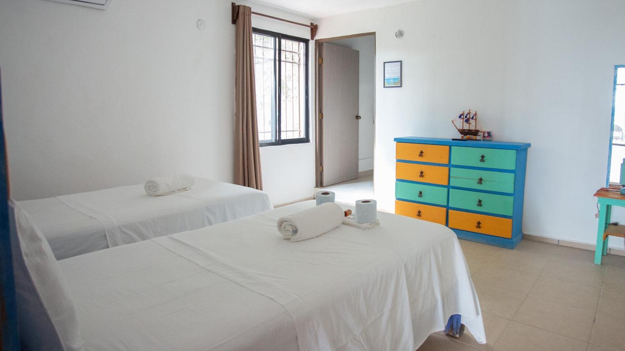 B 7 Blue Bacalar Apartment Bagian luar foto